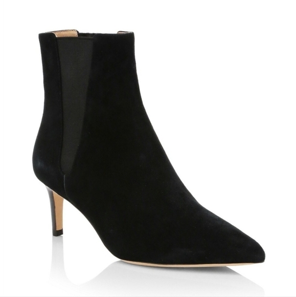 Joie Black Ralti Suede Ankle Boot - Picture 1 of 8